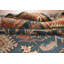 Tapis bleu All-Over Oushak 9 x 12