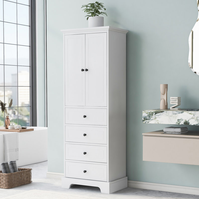 Armoire de rangement pour la salle de bain Niccola, White