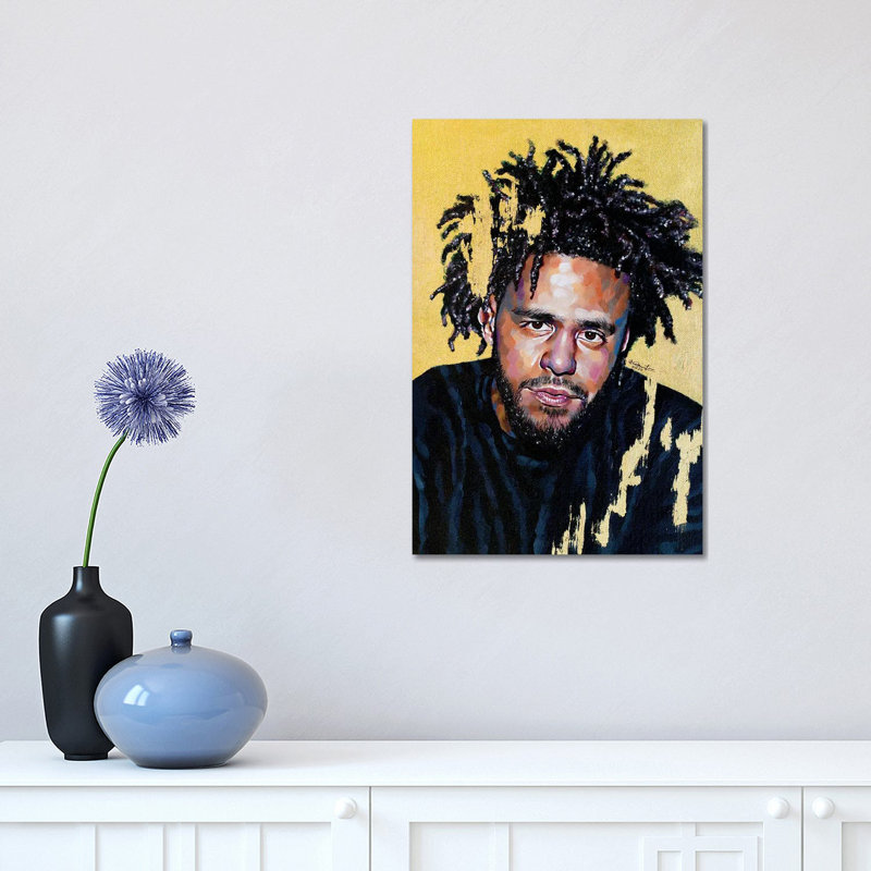 Black Essence by Damola Ayegbayo - Print on Canvas, Wrapped Canvas, 45.72cm H x 30.48cm W x 1.91cm D