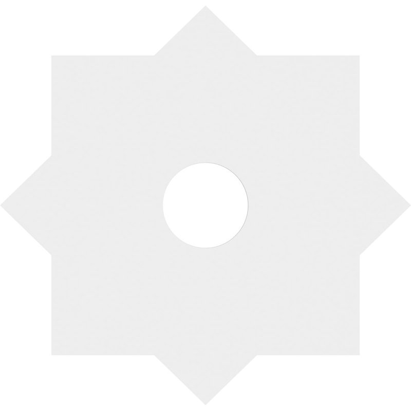 Diamètre intérieur 3 po Axel, H 14 po x l 14 po x P 1 po