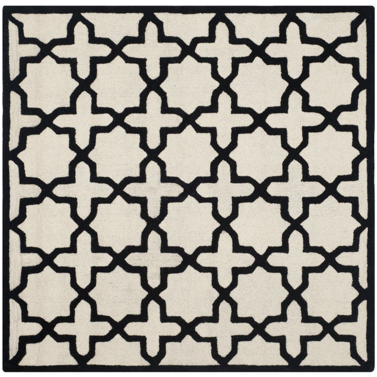 Cannen Hand Tufted Wool Geometric Rug