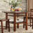 Cherry Finish Counter Height Table