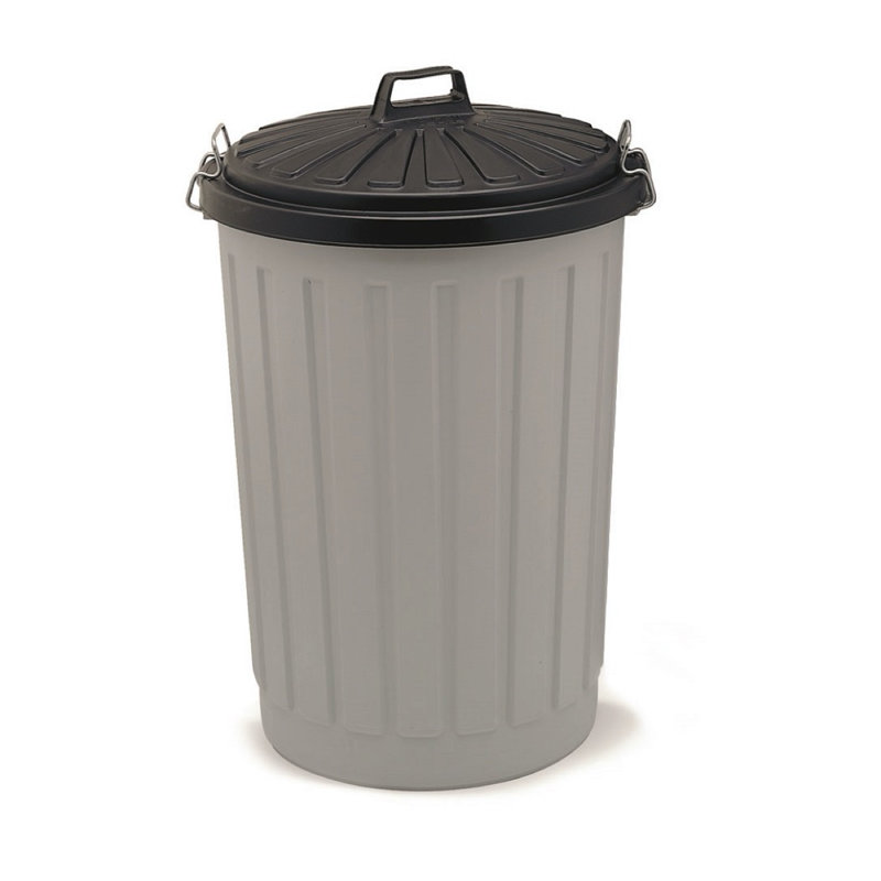 Plastic Manual Lift Kitchen Trash Can - 90L