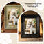 Cadre photo décoratif 1 pièce 5 "x 7" noir pour affichage mural et de table-130558209-130558211-130558213