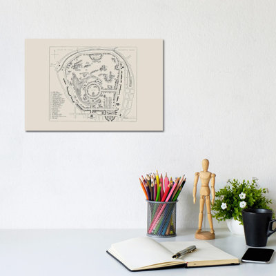 Regent's Park Map by Bibliotography - Wrapped Canvas Painting