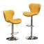 Ensemble de 2 tabourets de bar rotatifs réglables Ellston-663393031