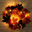 Faux Lighted Mixed Assortment 35cm Wreath
