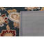 Tapis bleu marine / beige en laine touffetée à la main Finadeni