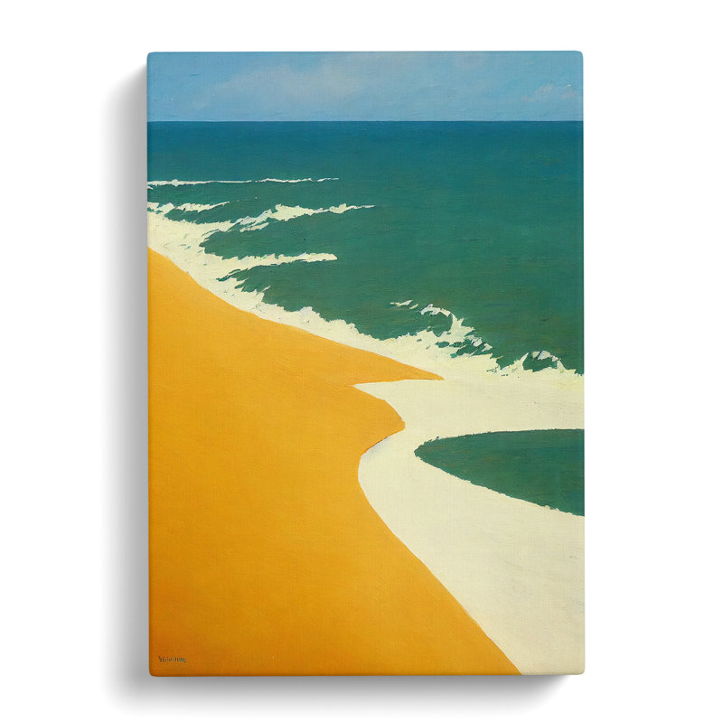 XC1022-1938X Enigmatic Beach - Wrapped Canvas Painting, 60cm H x 40cm W x 3cm D