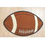 Sports Browm/White Area Rug-1986973912