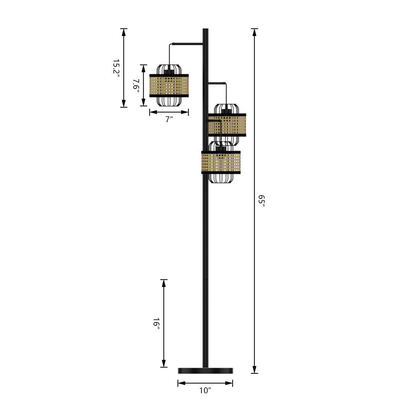 Ashcroft 65 " Tree Floor Lamp