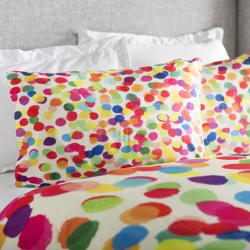 Rebecca Allen Modern & Contemporary Polyester Dots Duvet Cover, Twin Duvet Cover