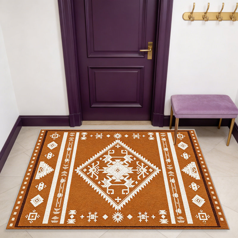 Southwestern   area rugs for Living Room, Soft and Comfortable, Suitable for all seasons, easy to maintain, machine washable Indoor floor mat, Under Table Farmhouse suitable for Bedroom, Dining Room, Study,  Balcony, Home Decor Patio