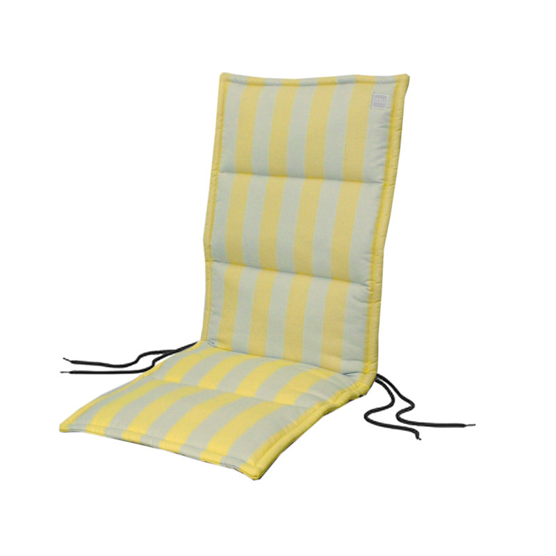 Sun Lounger Cushion, Yellow