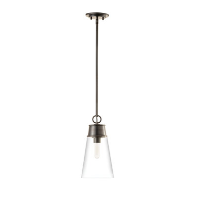 Luminaire suspendu conique à 1 lumière Bertina