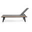 Chaise longue d'extérieur avec table d'appoint