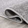Asal Haze Solid Low-Pile Gray Rug