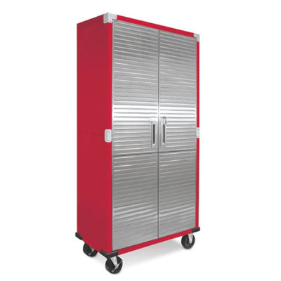 Seville Classics UltraHD Storage Cabinet, 36" W x 18" D x 72" H