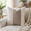 Housse de coussin décoratif neutre Boho-130904354