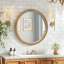 Miroir mural rond rond