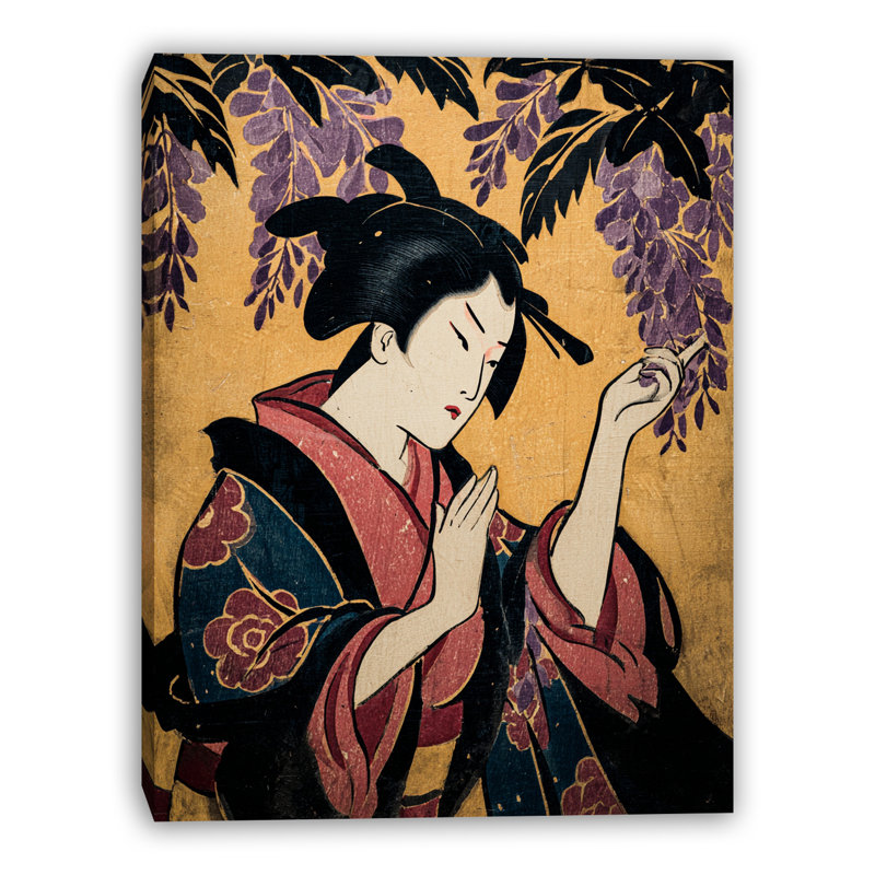 Art mural sur toile Silent Blossom, L 36 po x H 48 po x P 1,5 po