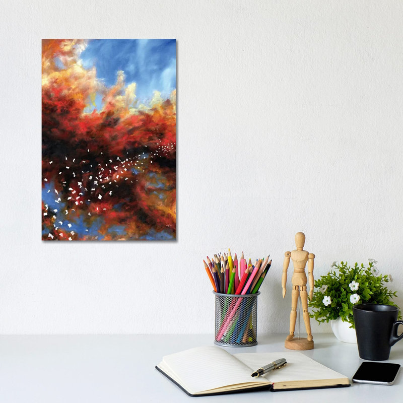 Explosion In The Sky by Christopher Lyter - Wrapped Canvas Painting, 30.48cm H x 30.48cm W