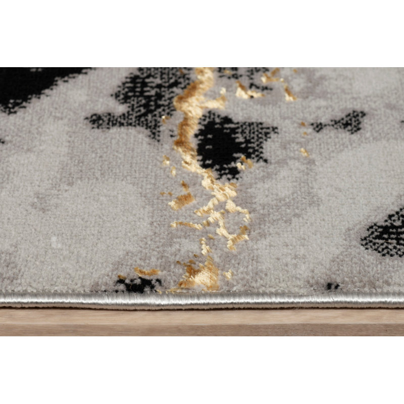 Tapis moderne, tapis de style abstrait, Rectangulaire 2 pi x 3 pi