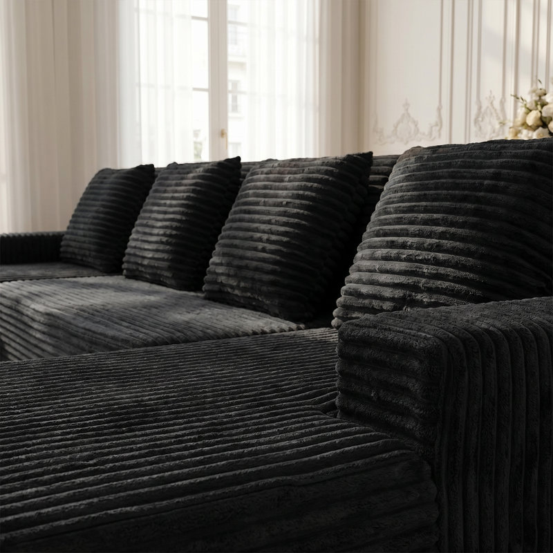  Canapé modulaire Boneless , Noir