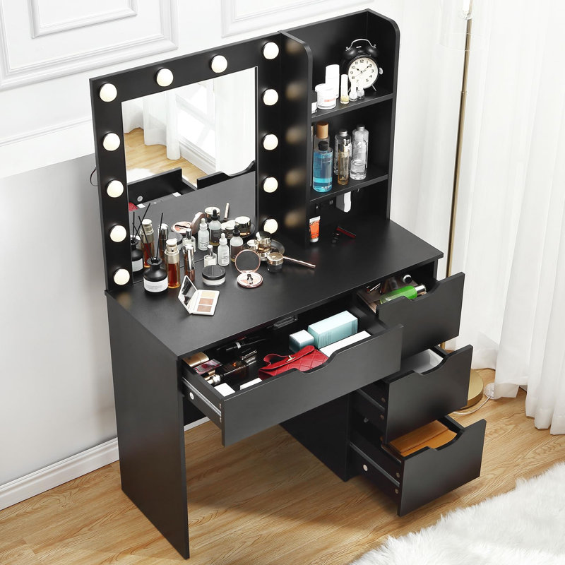 Delara Vanity, Black
