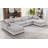 Zantos 6-Piece Upholstered Sectional with Ottomans-1694932477-1694932479