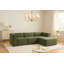 Canapé modulaire contemporain 106 po 106 pièces - 4 pièces canapé surdimensionné en chenille vert olive avec repose-pieds-1383378674-1383378675