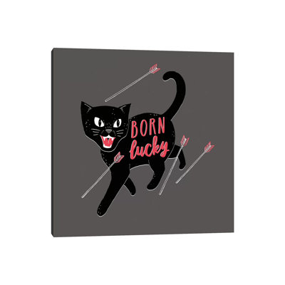 Born Lucky by Michael Buxton - Wrapped Canvas Print