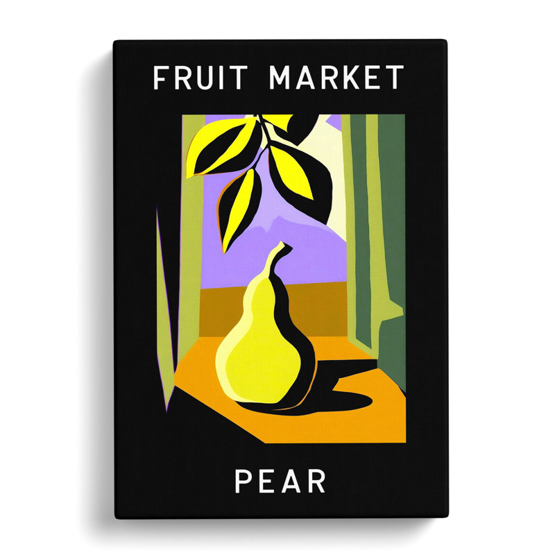 Pear Fruit Market Exhibition Vol.7 - Wrapped Canvas, 91cm H x 60cm W x 3cm D