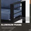 Chaise de patio en aluminium 2 pièces-88682230