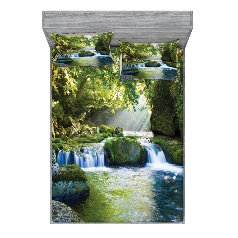 Microfiber Sheet Set, Full Sheet Set with Fitted Sheet