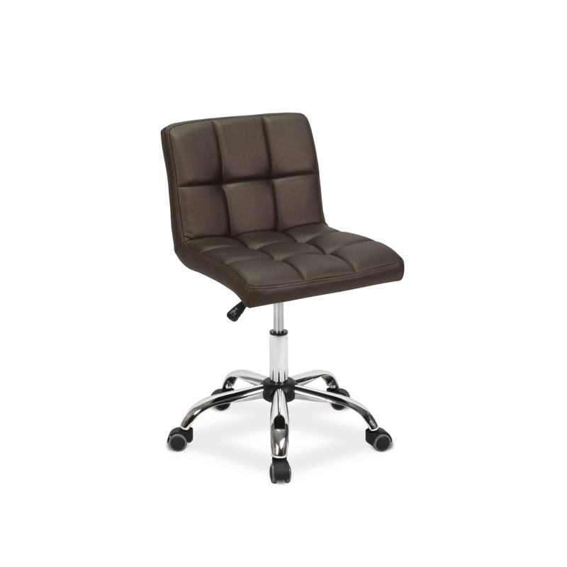 Chaise de travail réglable en hauteur Estephanie, Café