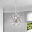 Dunnigan 6 - Light Sputnik Sphere Chandelier with Crystal Accents