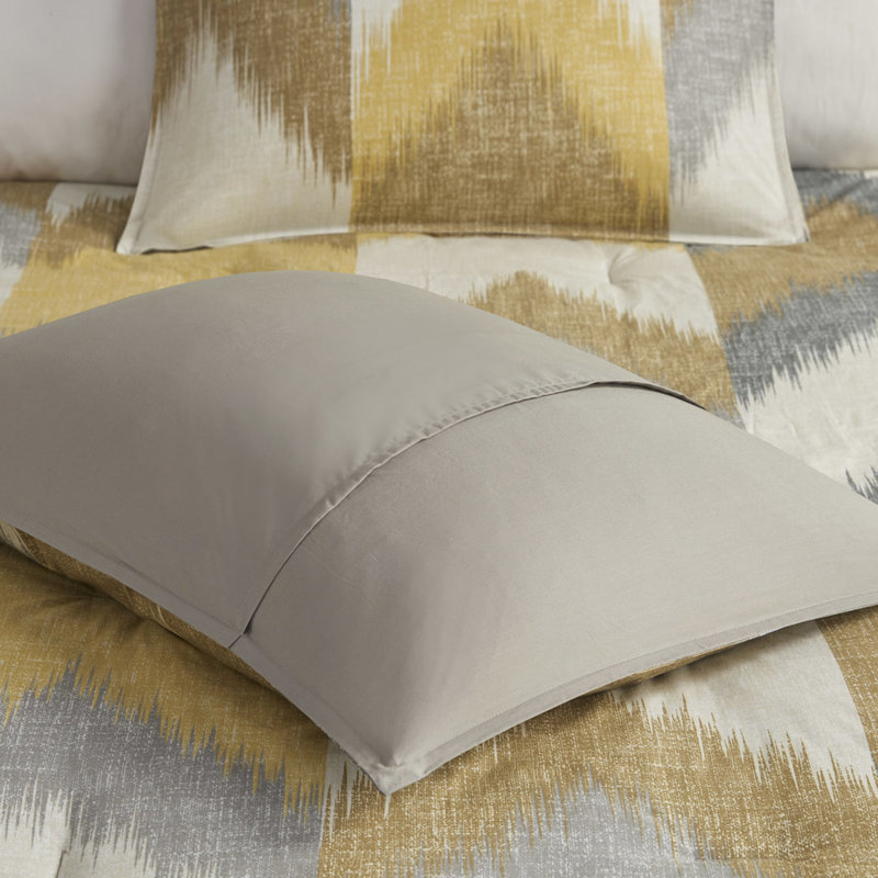 Yellow Comforter Mini - Printed Cotton, , , 2 Coordinating Shams Fill, , Charming Bedding