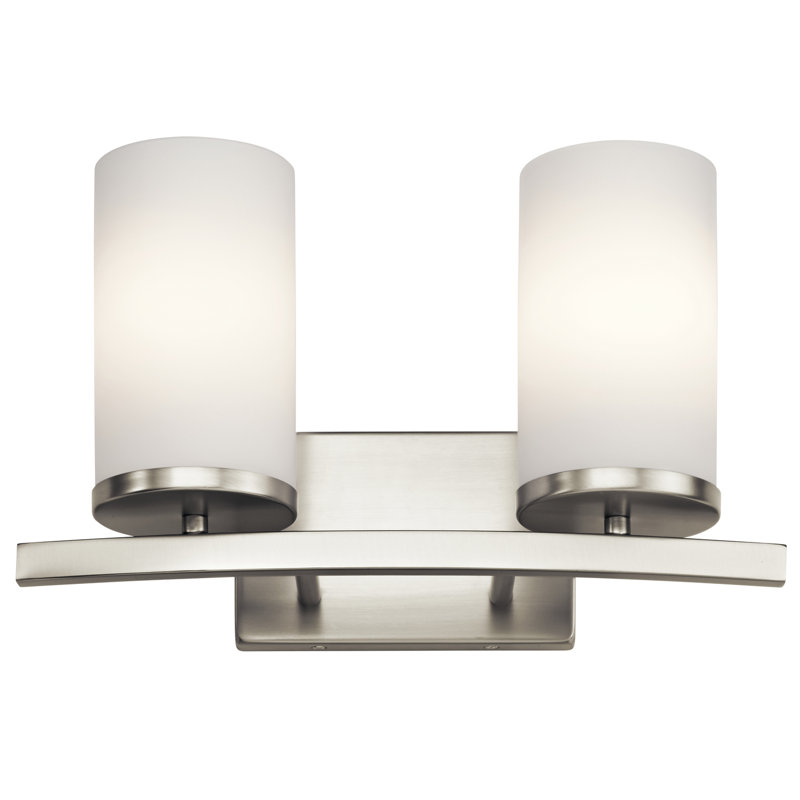 Crosby Vanity Light, Brushed Nickel