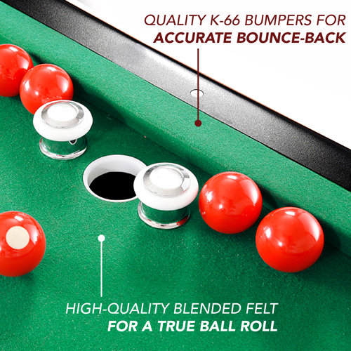 Hathaway Games 4.5' Bumper Pool Table with Accessories & Reviews | Wayfair