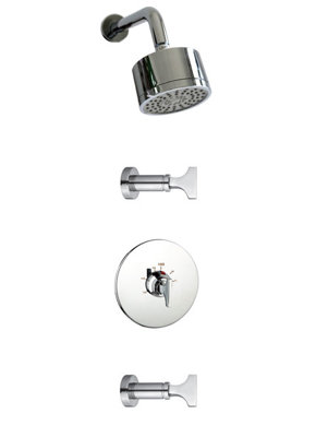 Système de douche thermostatique complet Spring