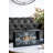 Decorative Black And Gold Gear Table Clock