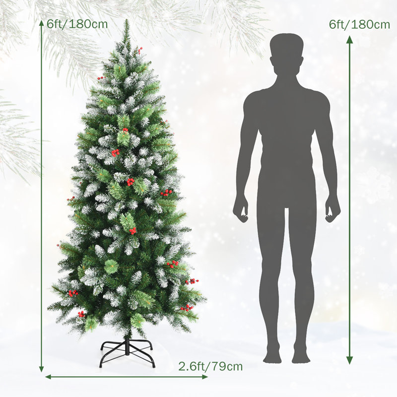 5.91' H Artificial Pine Christmas Tree