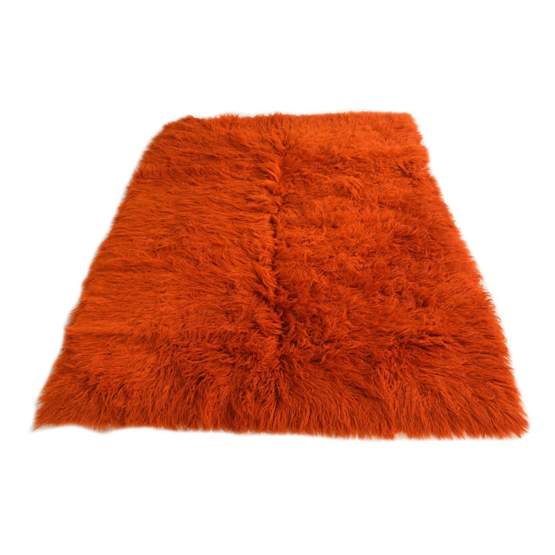 6 tapis orange Pinson