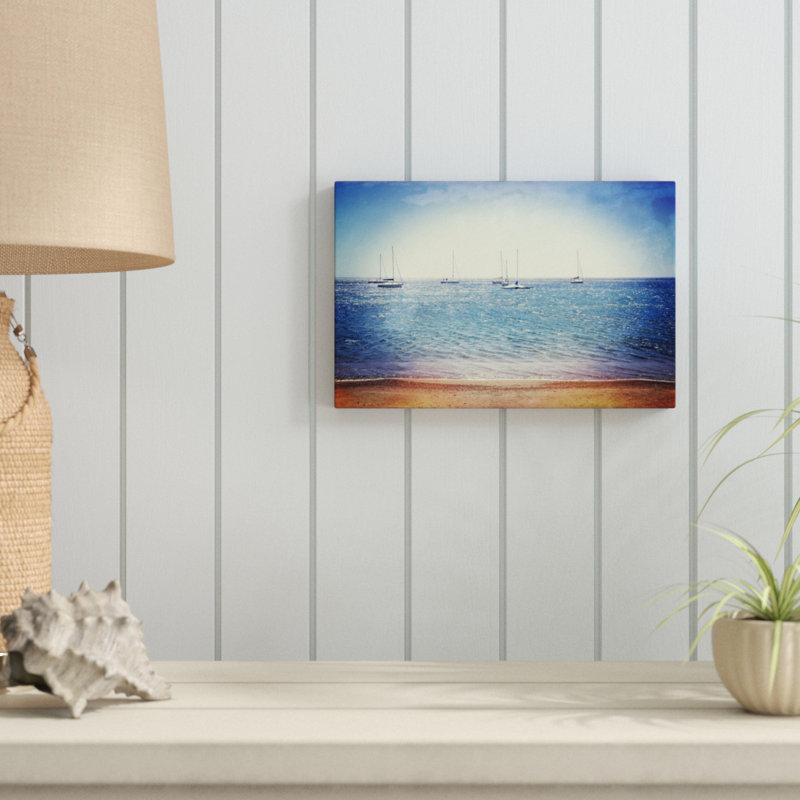 «Scène le long de l'eau II», photographie sur toile, H 8 po x l 12 po