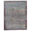 Hand-Knotted High-Quality Rust and Blue Area Rug