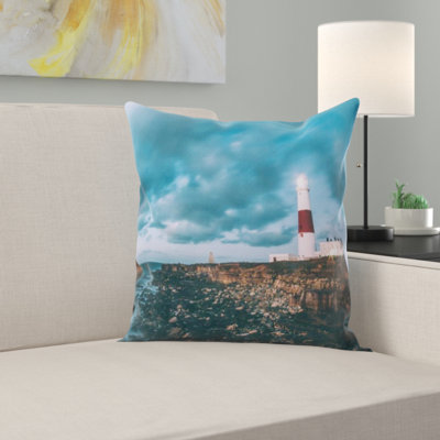 Microsuede Throw Pillow