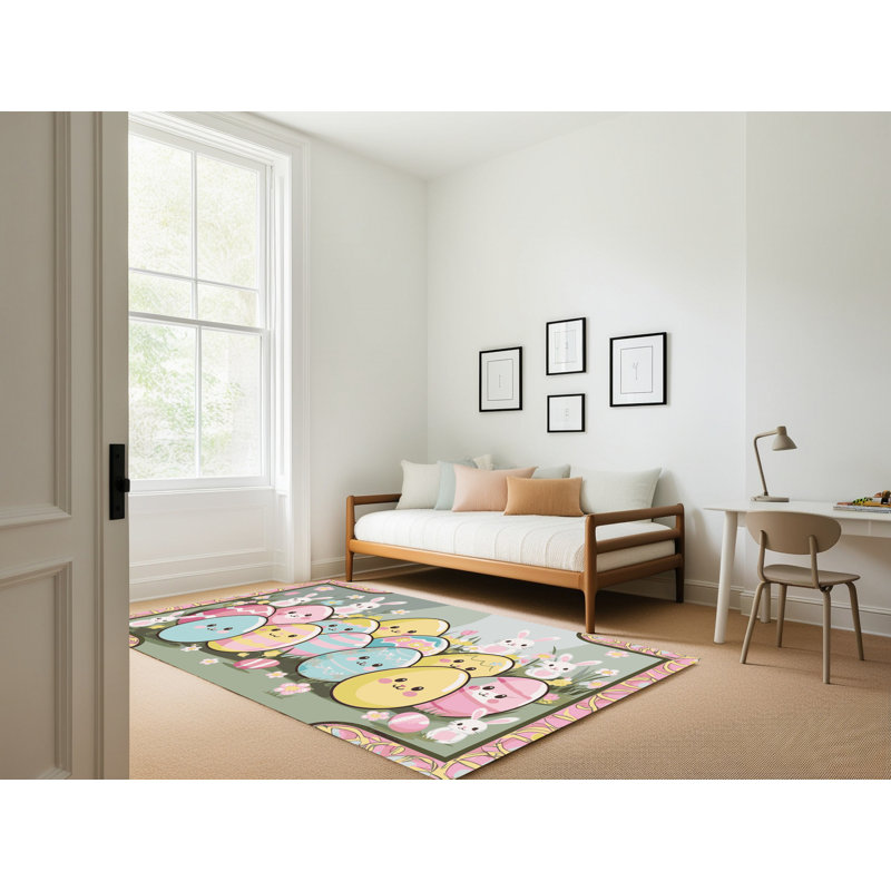 Tapis de vacances de Pâques The Holiday Aisle®, Rectangulaire 2 pi x 3 pi