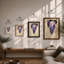 Wisteria in Bloom Japandi - Framed Print-1006643781-1006643782