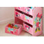 Disney Classic Minnie Mouse Toy Storage Unit: 6-Box Organizer for Bedroom - Made from Engineered Wood/Fabric/Metal - Easy Assembly and Clean Up